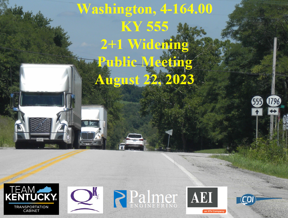 Washington County KY 255 Widening August 2023