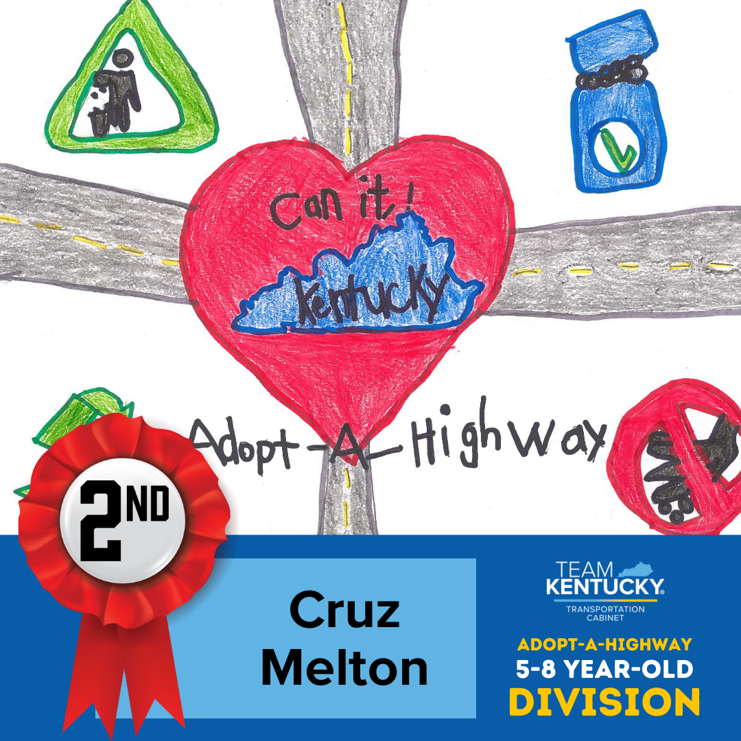 2nd Place - Cruz Melton - 7 yrs old - Greenville Elementary School