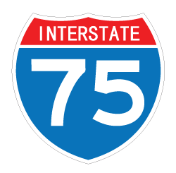 I-75 Road Sign
