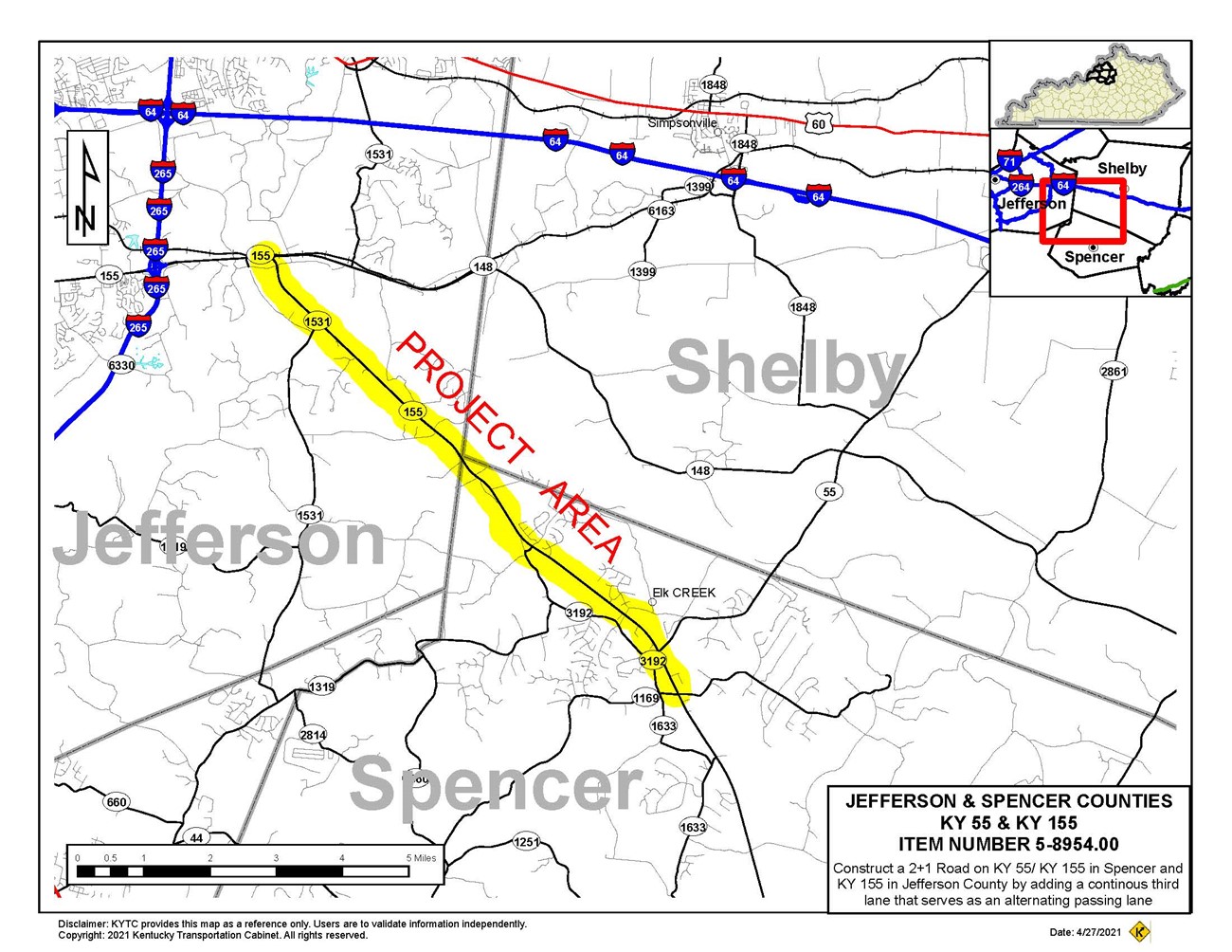 KY 55 and KY 155 Spencer and Jefferson counties lane addition.jpg