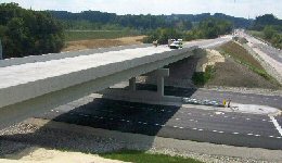 Overpass construction project example