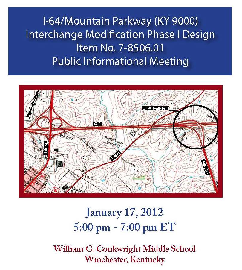 Jan 17, 2012 Public Information Meeting Info