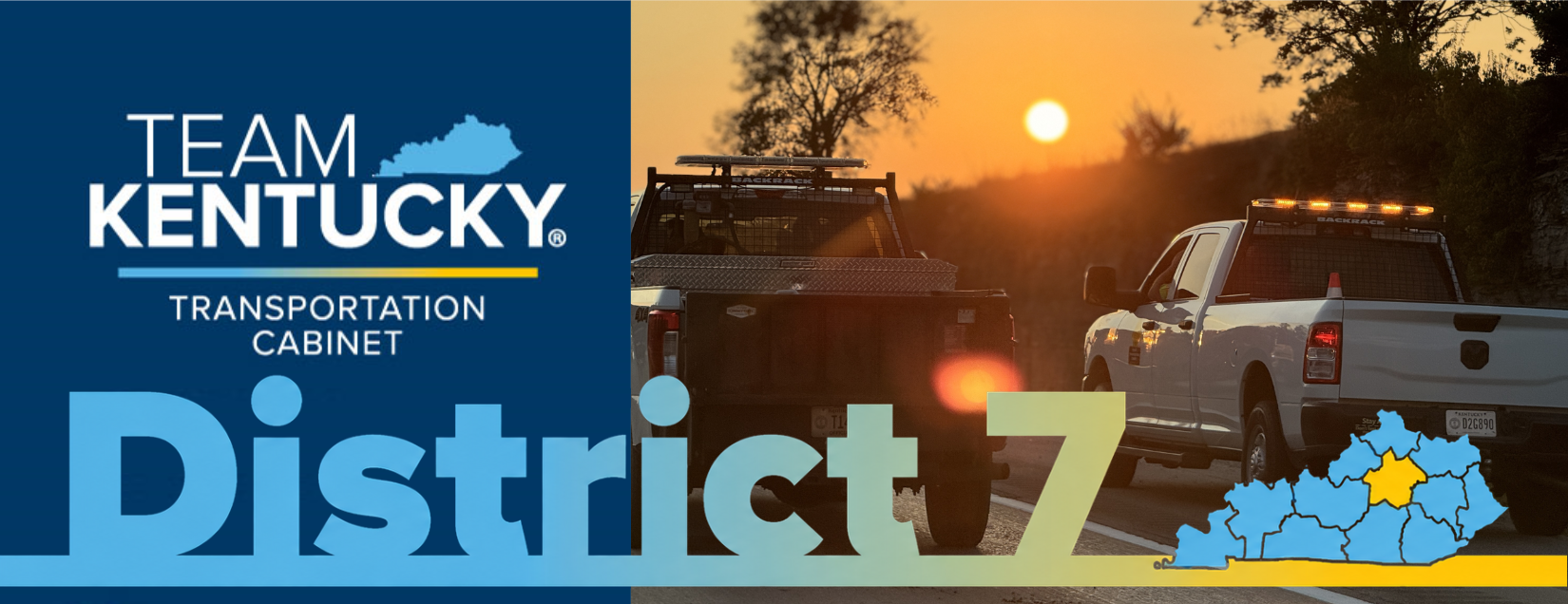 District 7 title banner