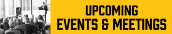 upcoming events and meetings button