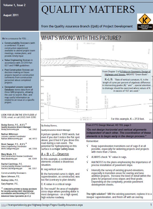 QM Newsletter Front Pages - All Documents