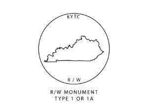 Right-of-Way Monument Map
