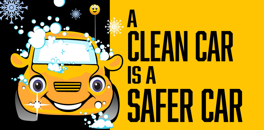 A cleaner car is a safer car