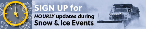 sign up for hourly updates for snow and ice