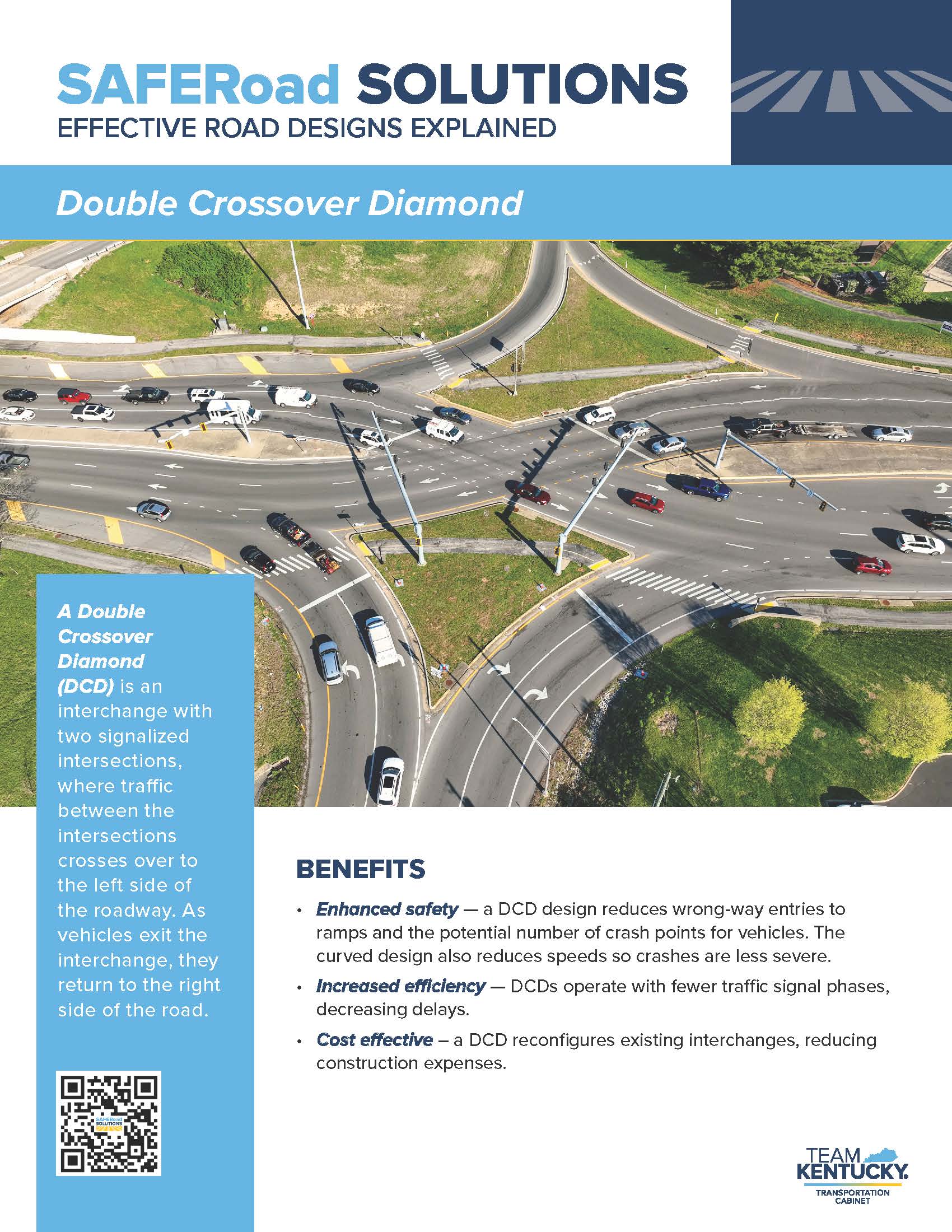 Double Crossover Diamond Interchange