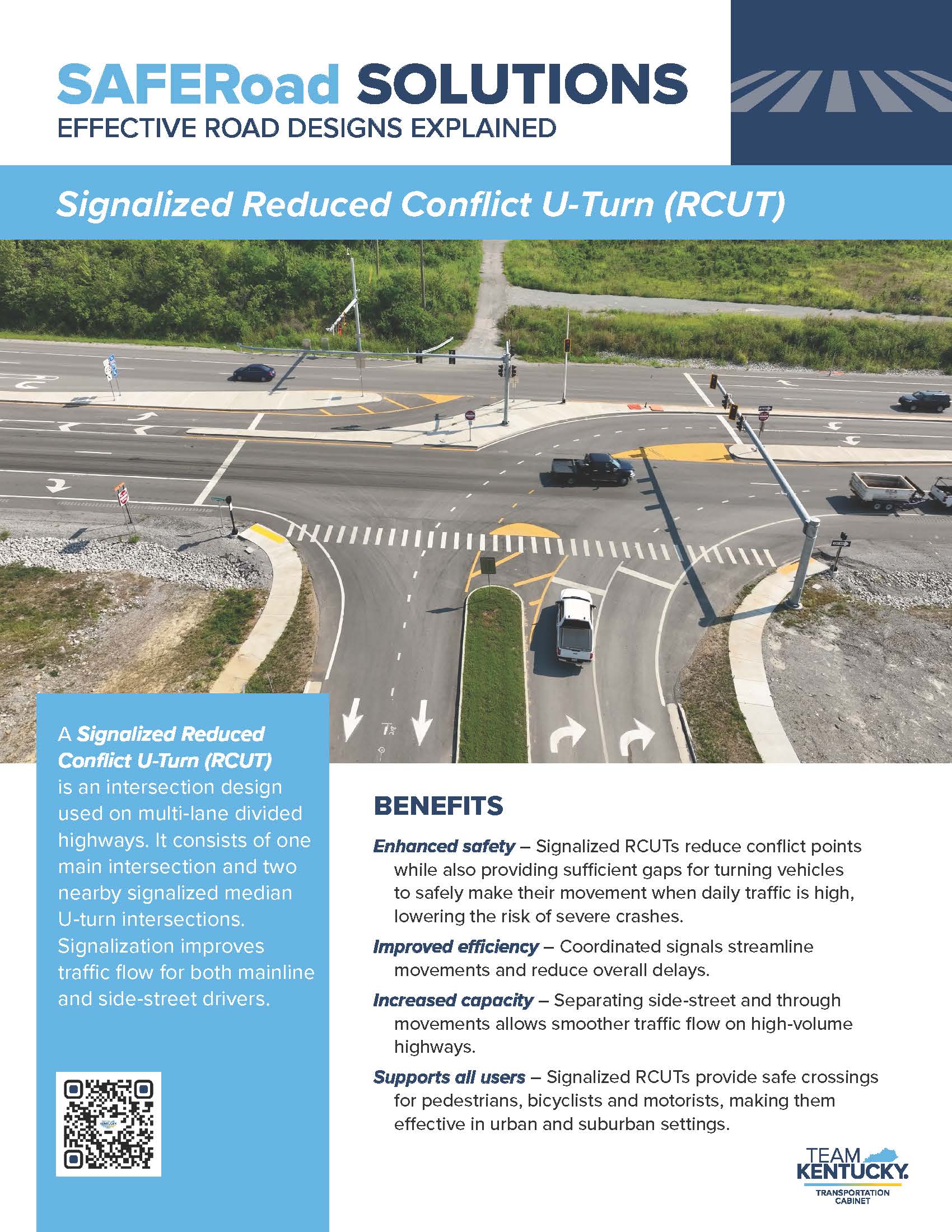 Signalized RCUT Fact Sheet image