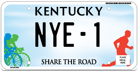 Personalized Shrare the Road license plate